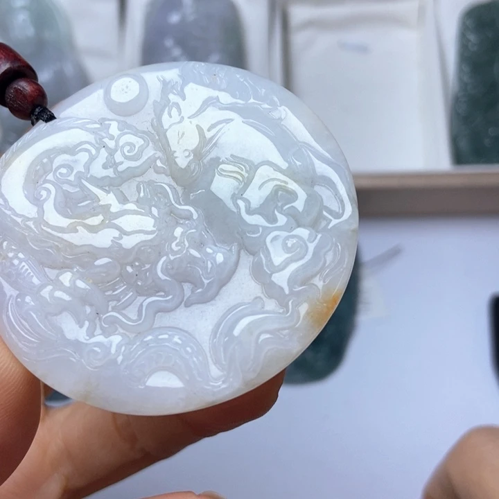 翡翠未镶嵌挂件翡翠