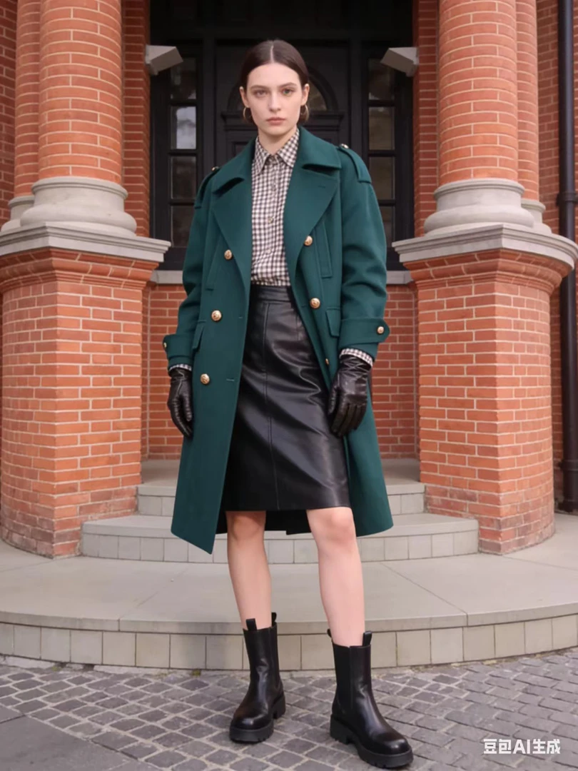 中长款秋冬女风衣插肩袖秋季女士适中长袖时尚外套