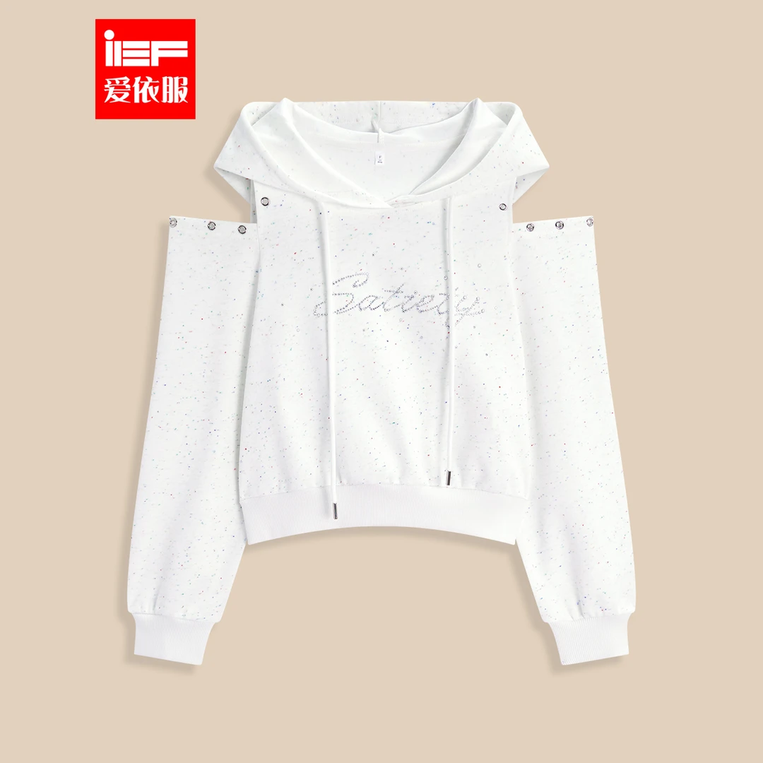 IEF/爱依服2025春季新款时尚设计感高个子小众设计针织卫衣欧若风