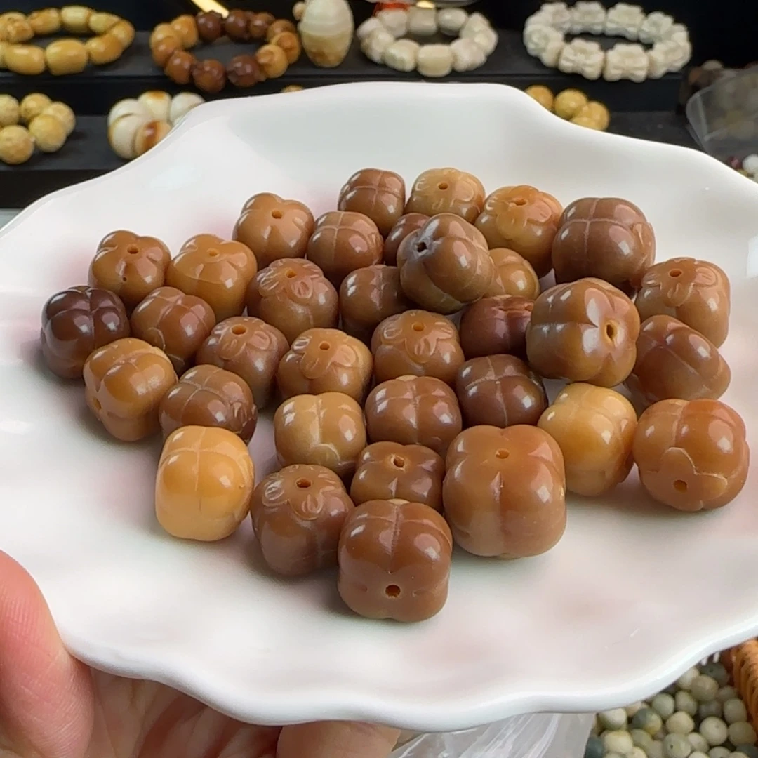 吊坠菩提根/象牙果瑕疵卡13/14风化柿子30颗不挑瑕疵