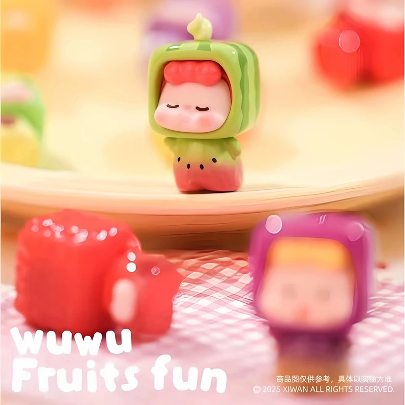 【盲盒代拆】wuwu水果方了萌粒系列潮玩盲盒阿玛莉莉丝水果方了