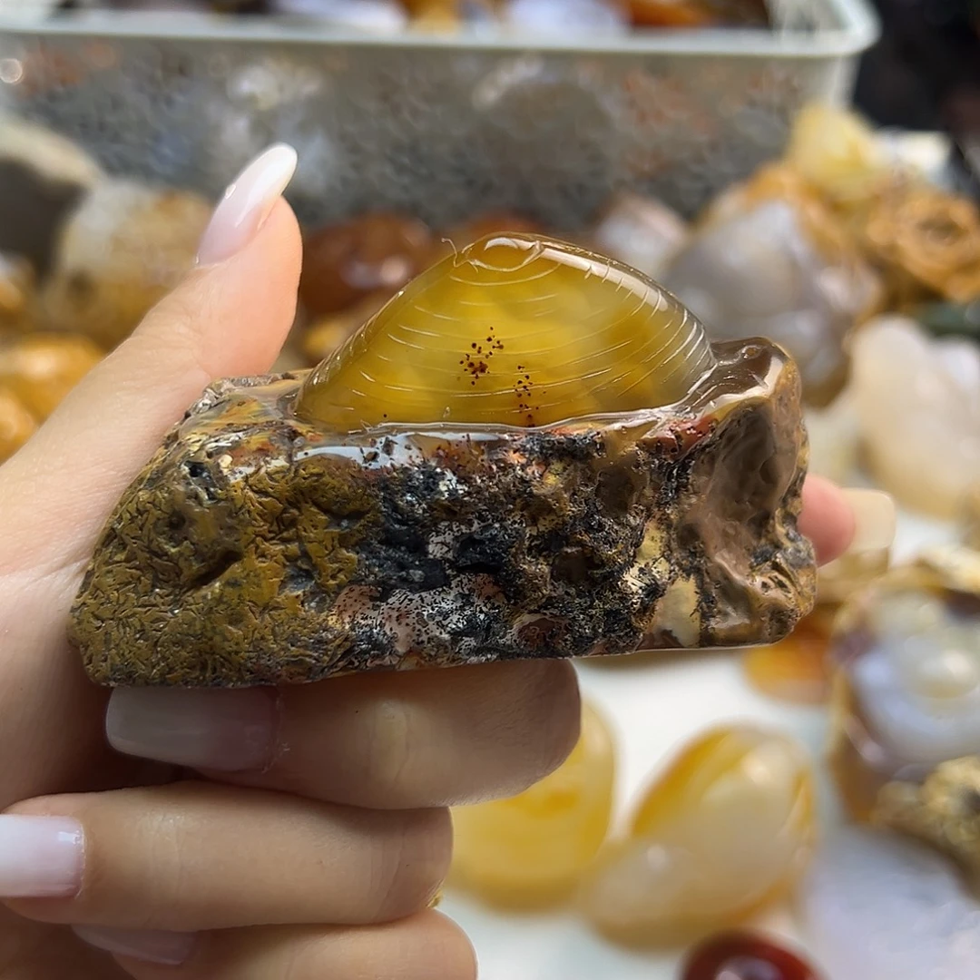玛瑙/玉髓未镶嵌颈饰