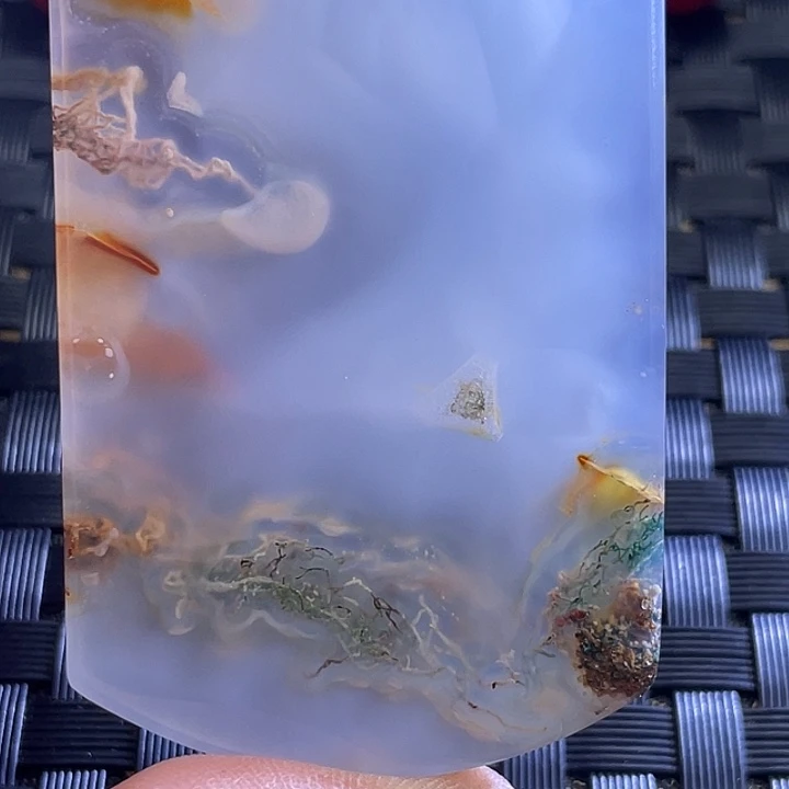 深***蓝玛瑙/玉髓颈饰未镶嵌
