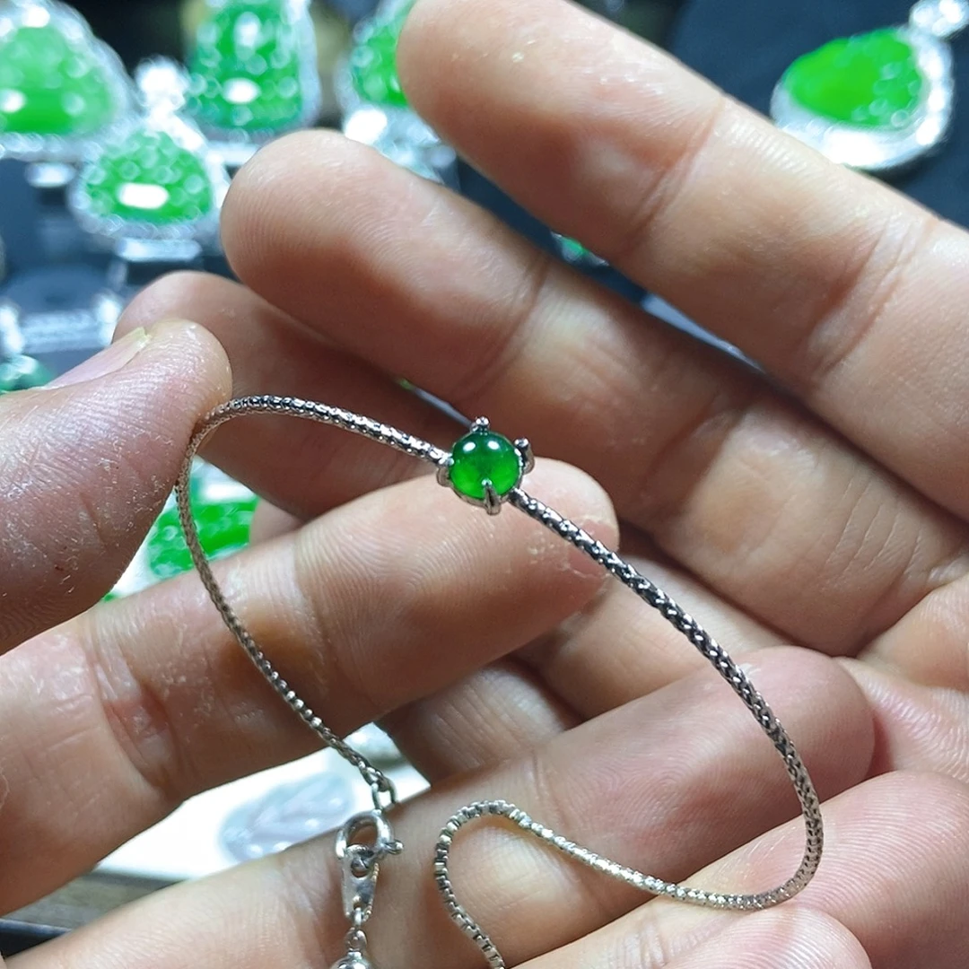 翡翠未镶嵌戒指662