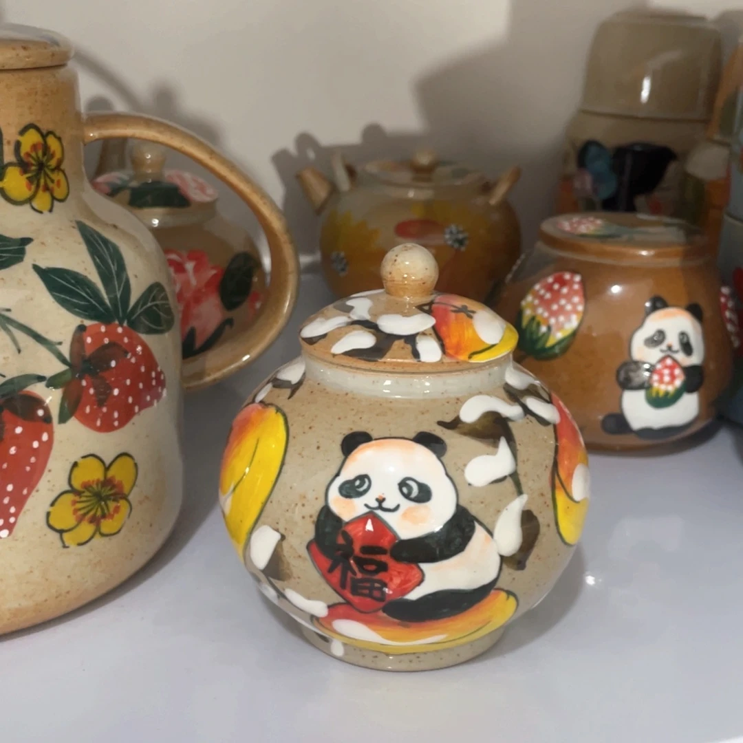 景德镇手工陶瓷茶叶罐