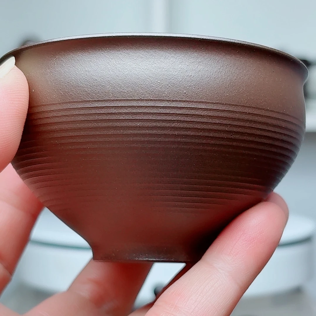 紫砂茶壶龙窑柴烧紫砂杯150cc