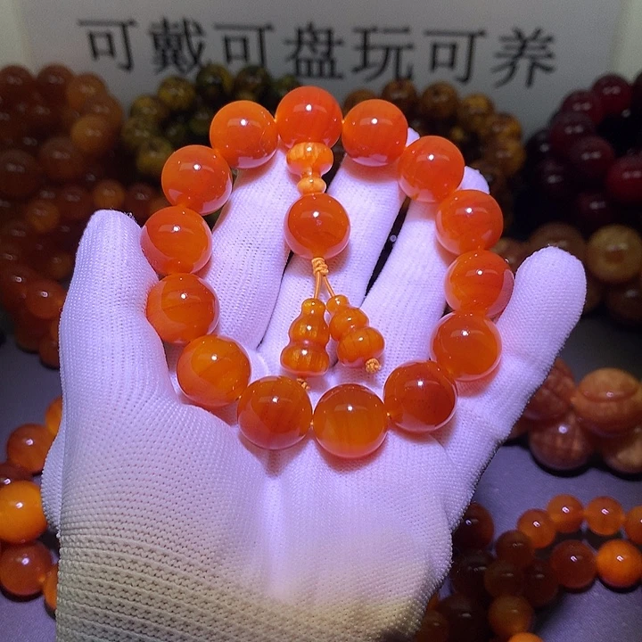 手串/手链松木（琥珀木）1.6 包浆高货