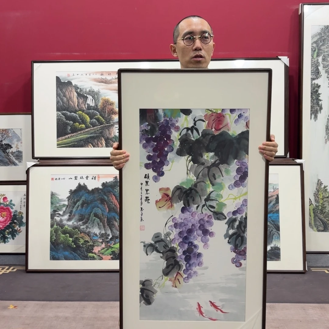 国画手绘作品120/60