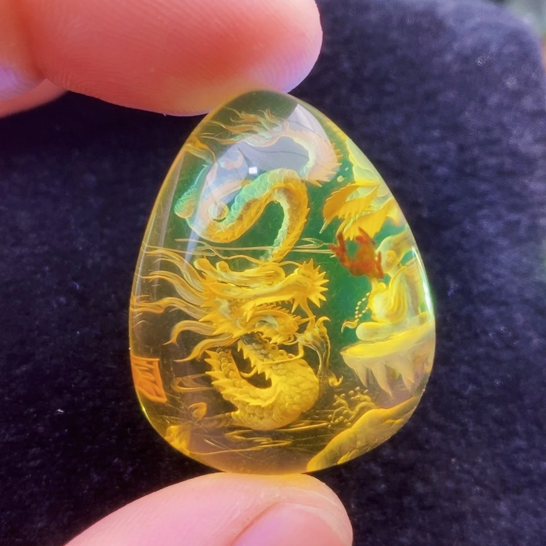 【闪购商品】金珀吊坠(不含链)未镶嵌