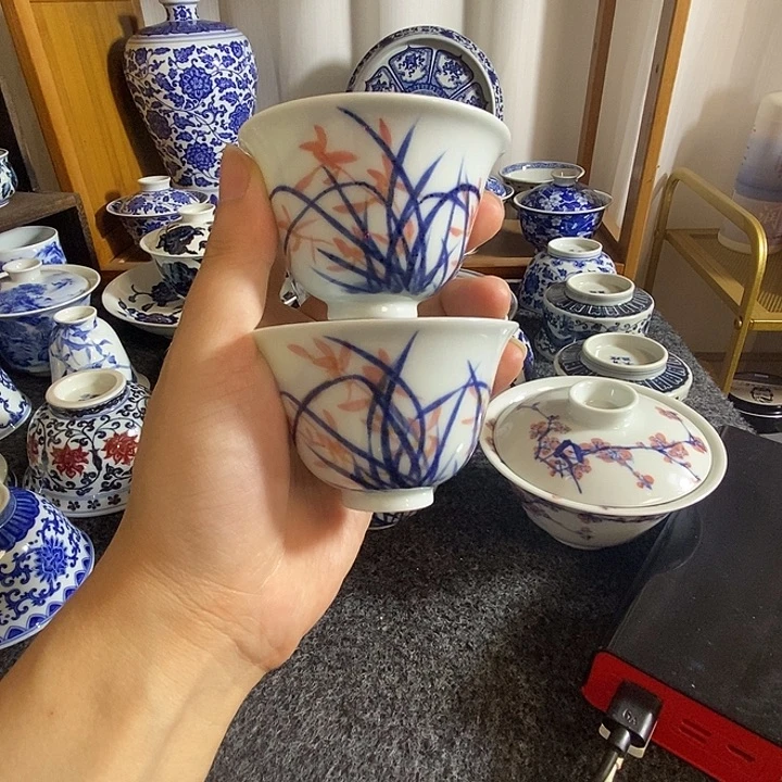 李****解【福利】2只兰花铃铛杯