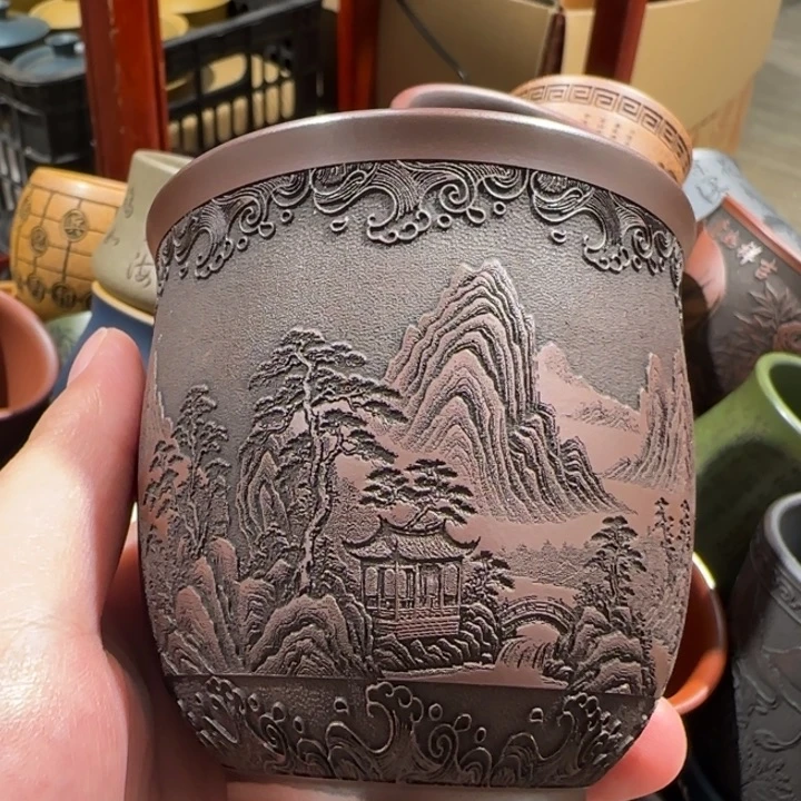 茶杯紫砂全手工紫砂