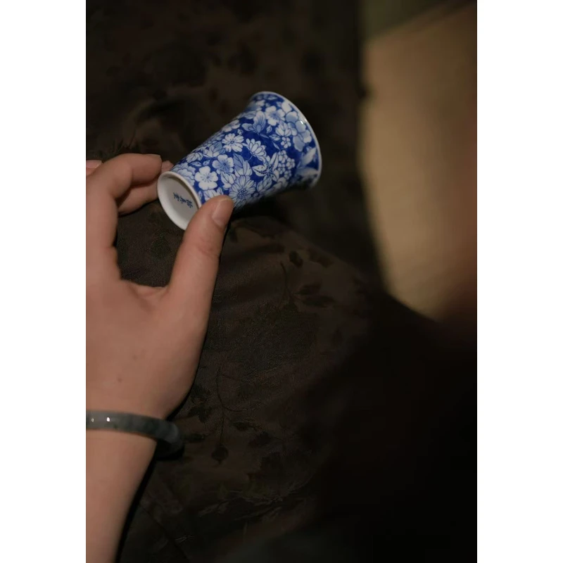 拾真堂淡描万花闻香杯