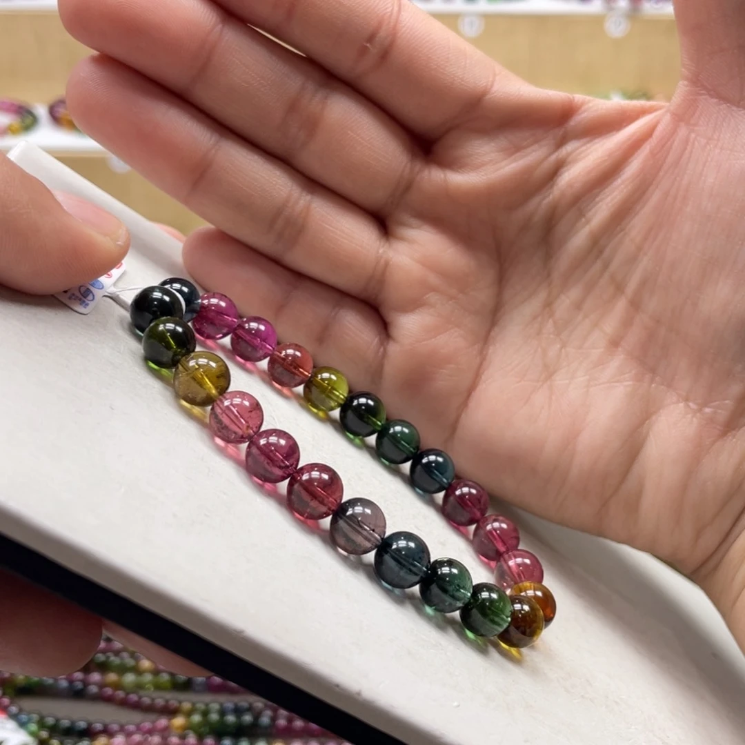 碧玺手串未镶嵌8mmmmmmmmmmmmmmmmmmm