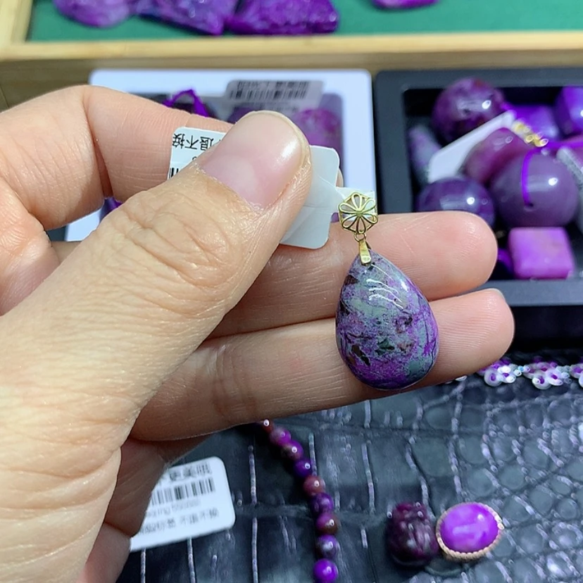 【闪购商品】苏纪石（舒俱来）18K金镶嵌吊坠