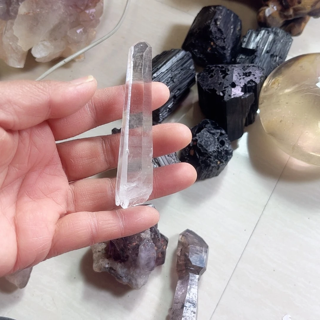 水晶天然水晶原石未镶嵌乐*