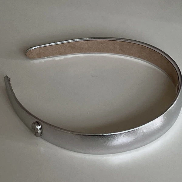 【SOUL HUG】25春夏设计师简约银色发箍