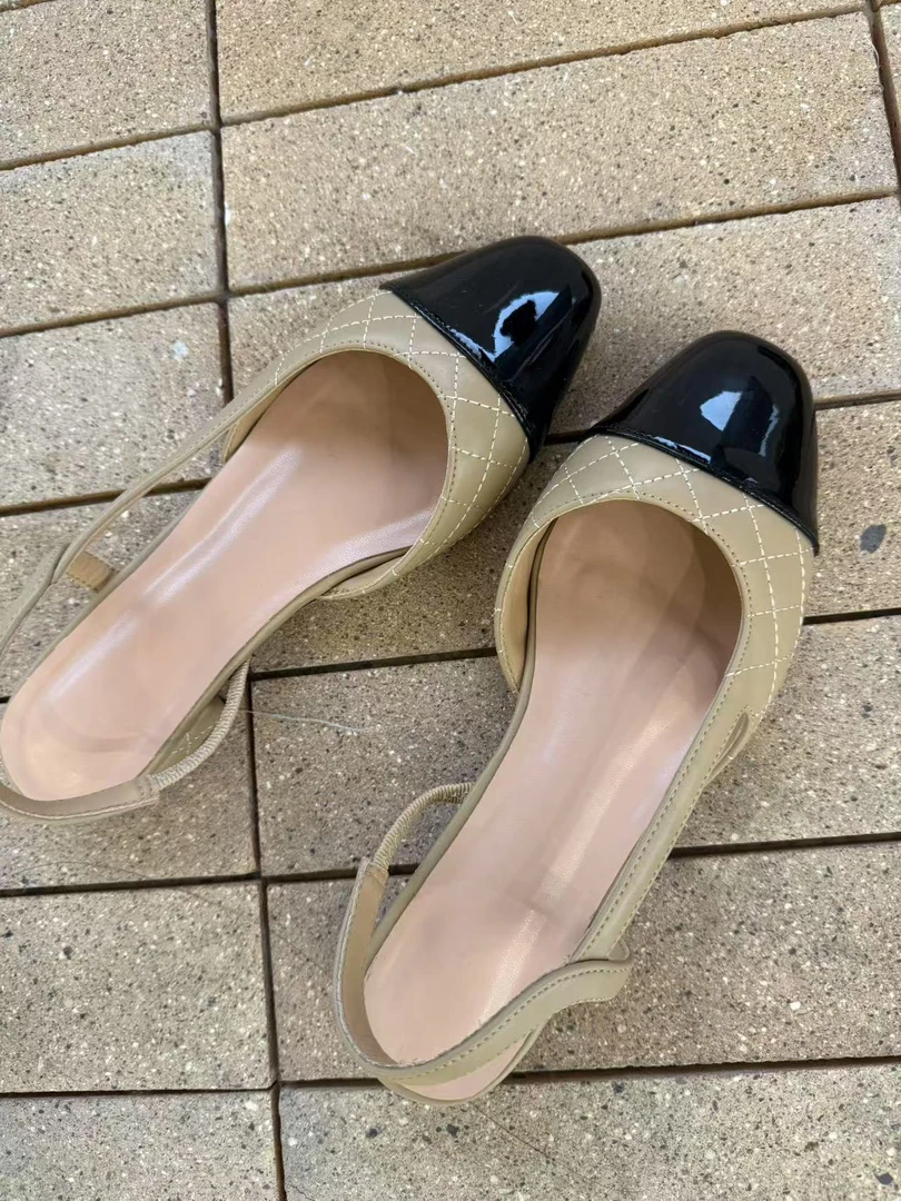 YOUCAI25春夏｜香风拼色菱格鞋