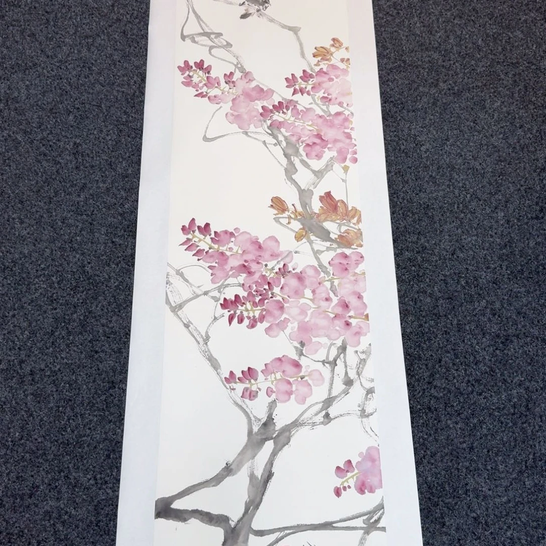 国画国画作品山水花鸟纯手绘