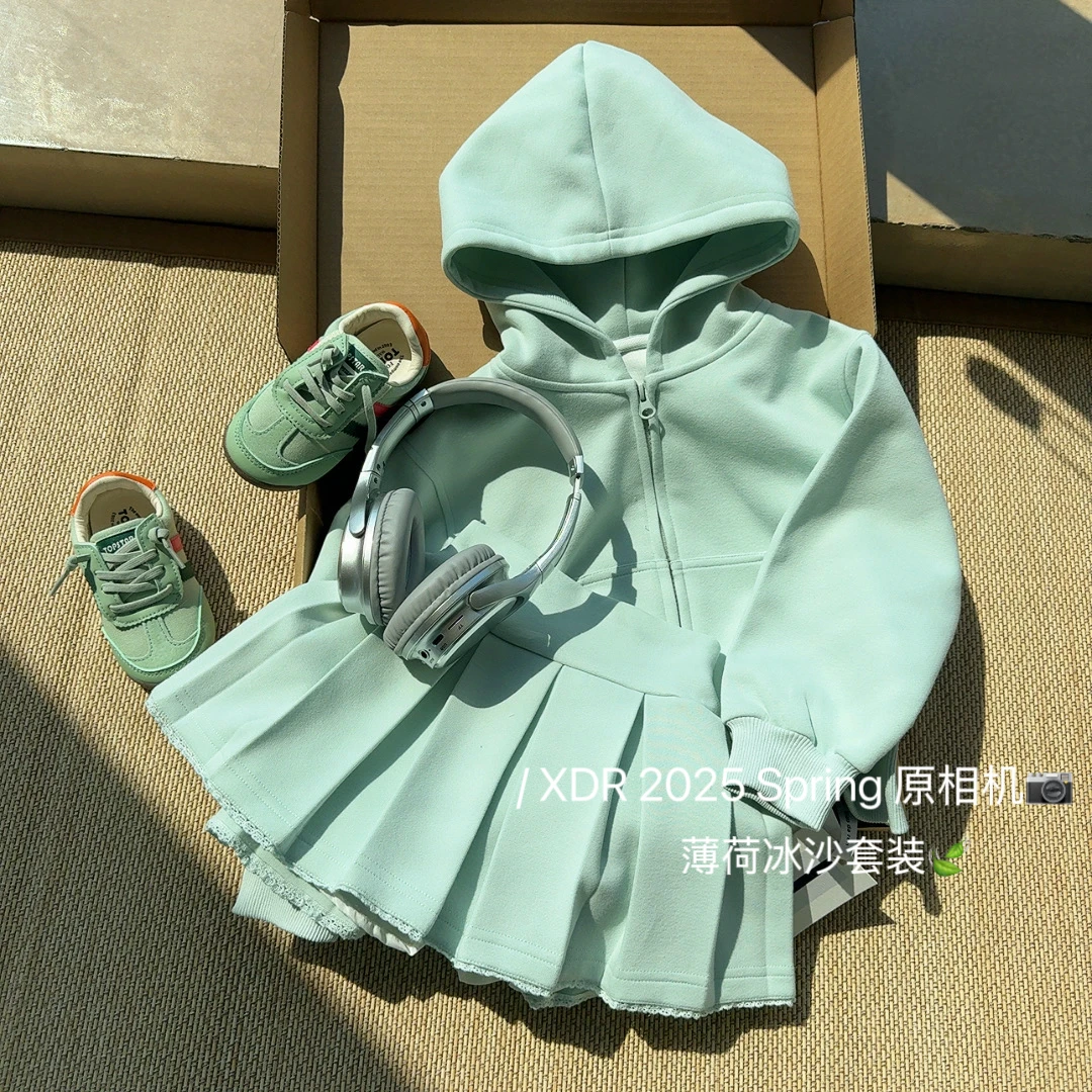 【薄荷冰沙套装】2606 易木一小大人 F 2025新款女童百搭