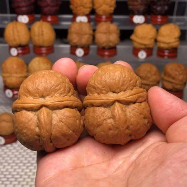 把件文玩核桃33三炸