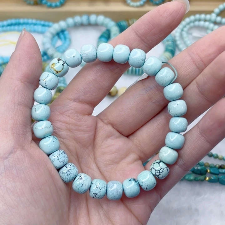 绿松石未镶嵌颈饰