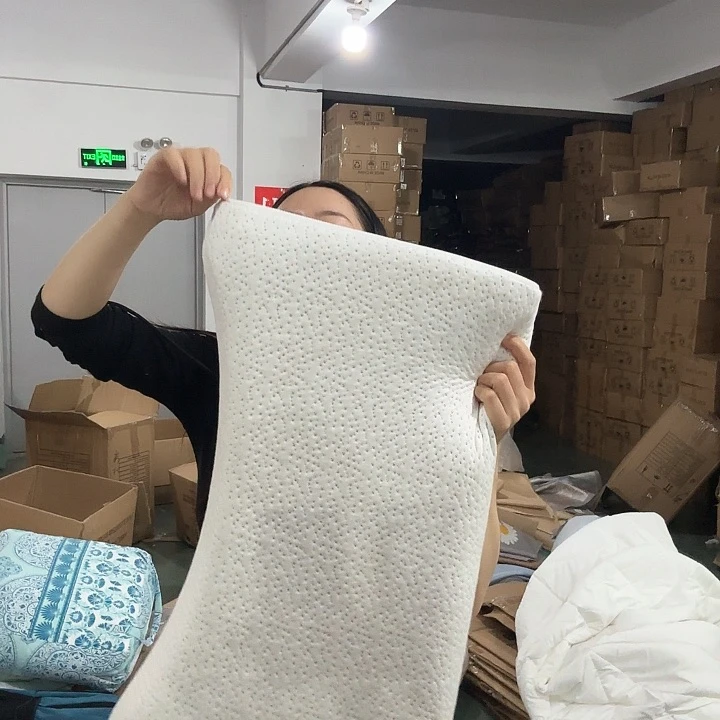 碟型记忆棉带芯带套枕头