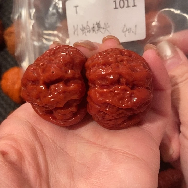 文玩核桃吊坠超玉化蛤蟆头40