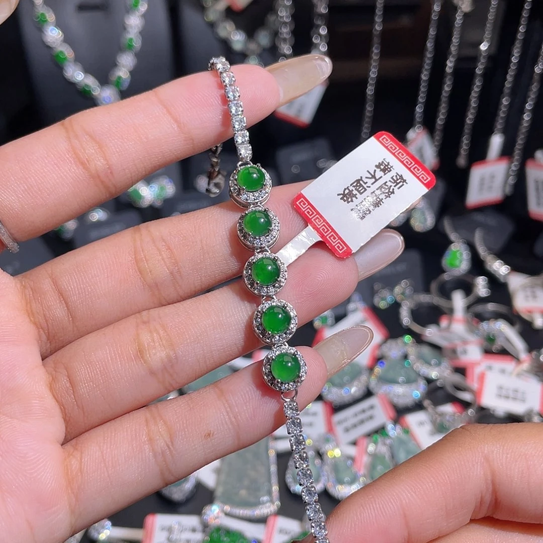 未镶嵌手链翡翠手链