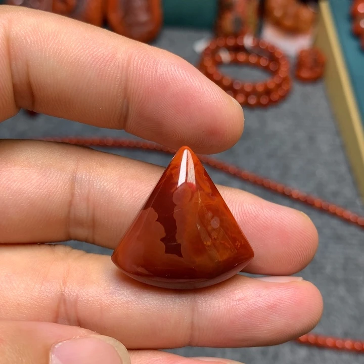 吊坠(不含链)未镶嵌南红玛瑙