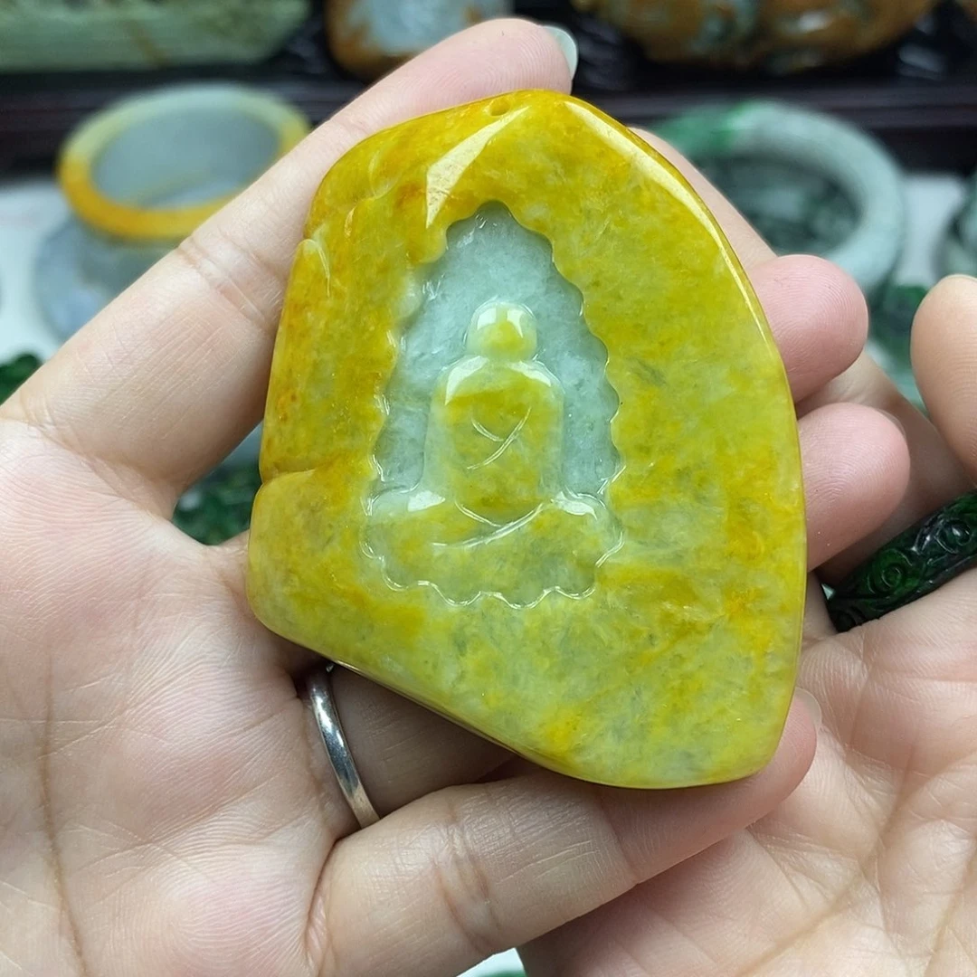 颈饰未镶嵌翡翠牌子