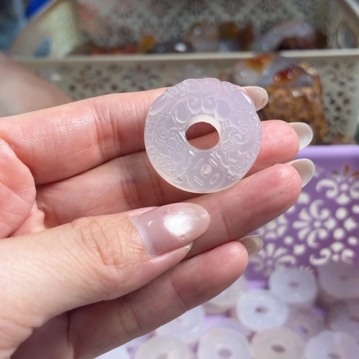 玛瑙/玉髓吊坠(不含链)未镶嵌