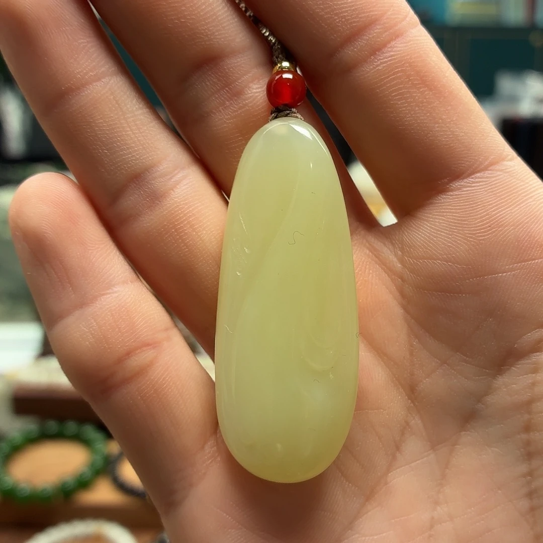 和田玉未镶嵌吊坠(不含链)