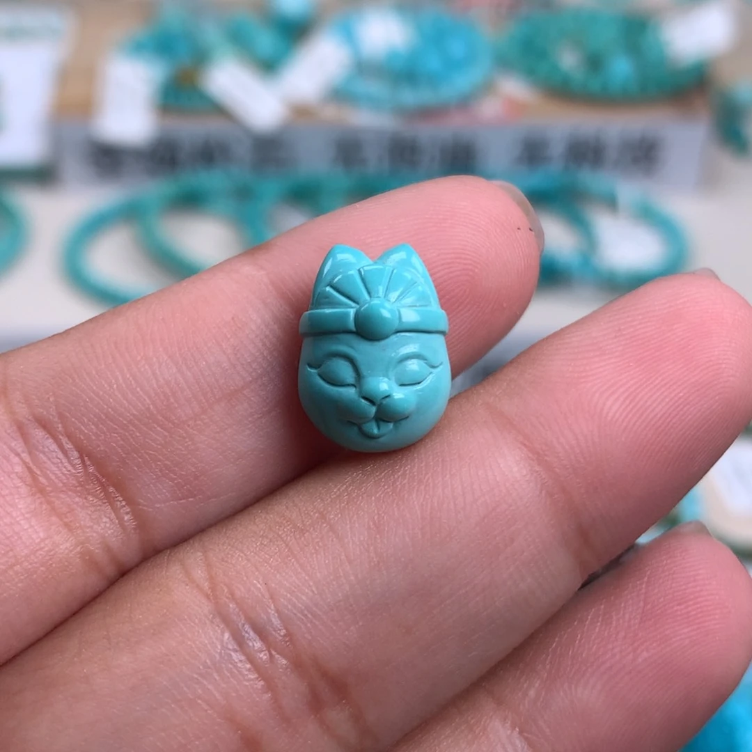 绿松石未镶嵌雕刻