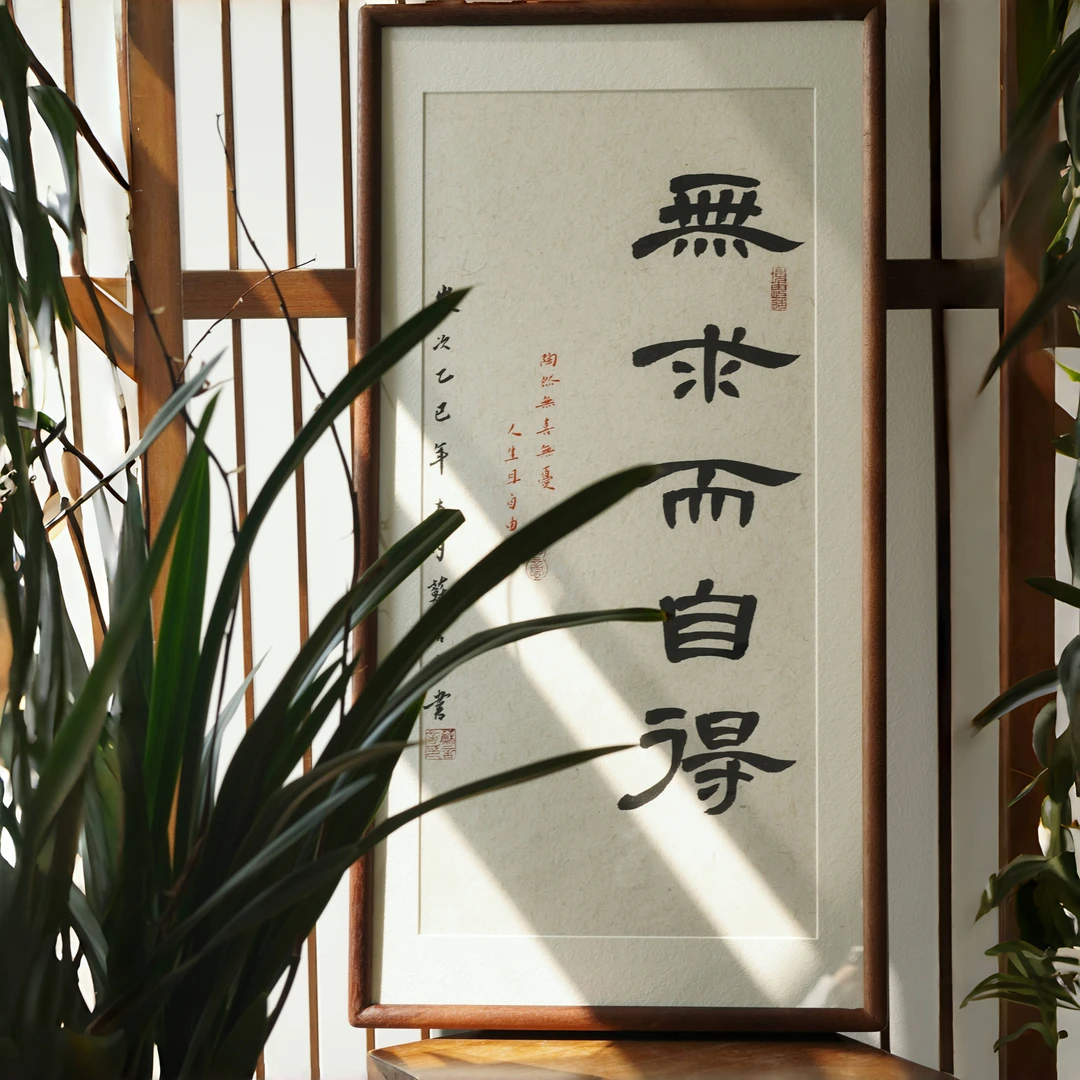 【无求而自得】苏言言原创作品 黑胡桃木 实木 榫卯结构