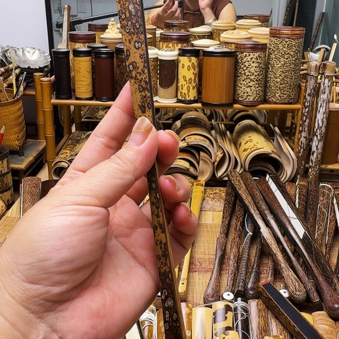 老梅鹿竹折扇大哥拍下