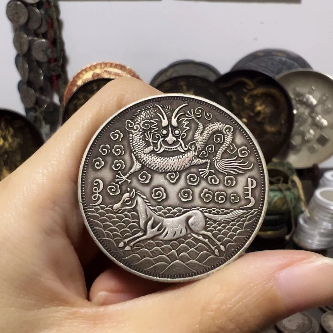 金属复古工艺品龙洋