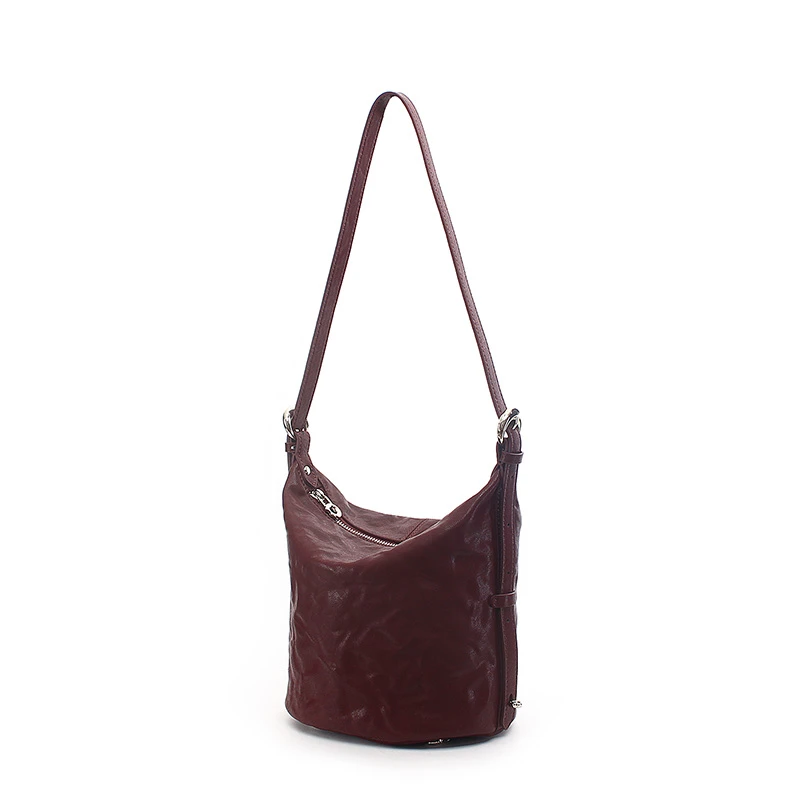 【野生玫瑰】【潘文青补贴】简约百搭斜跨单肩女包808-23574W-A