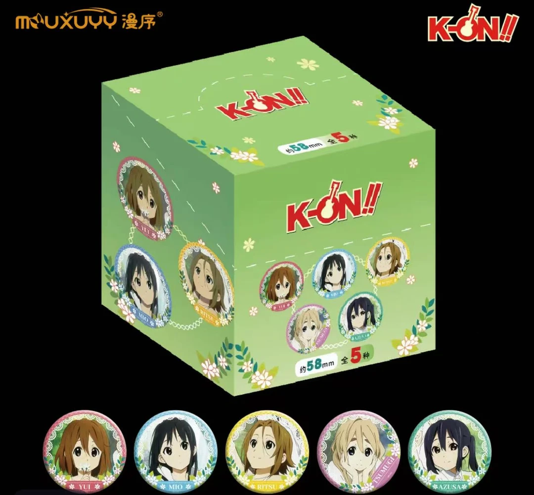 正版国谷-《轻音少女》漫序-K-ON! The MOVIE 森林系列徽章潮玩盲盒