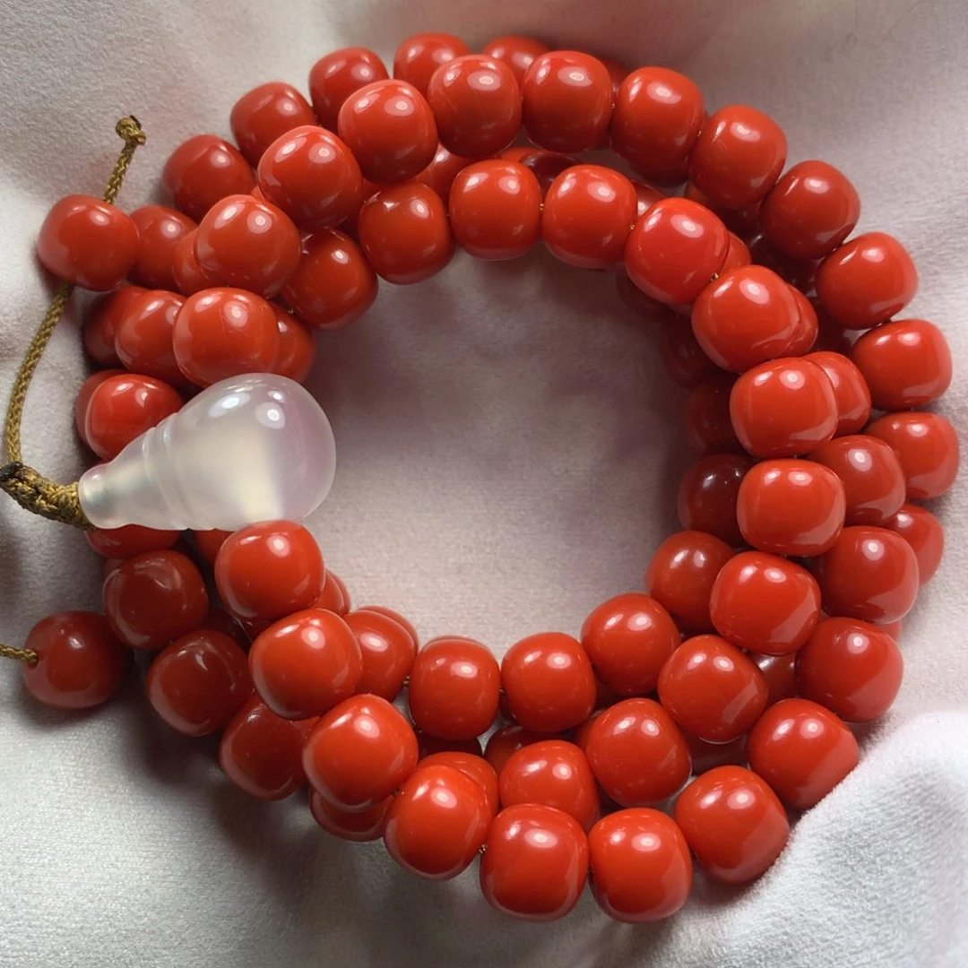 南红玛瑙多圈未镶嵌蓝*