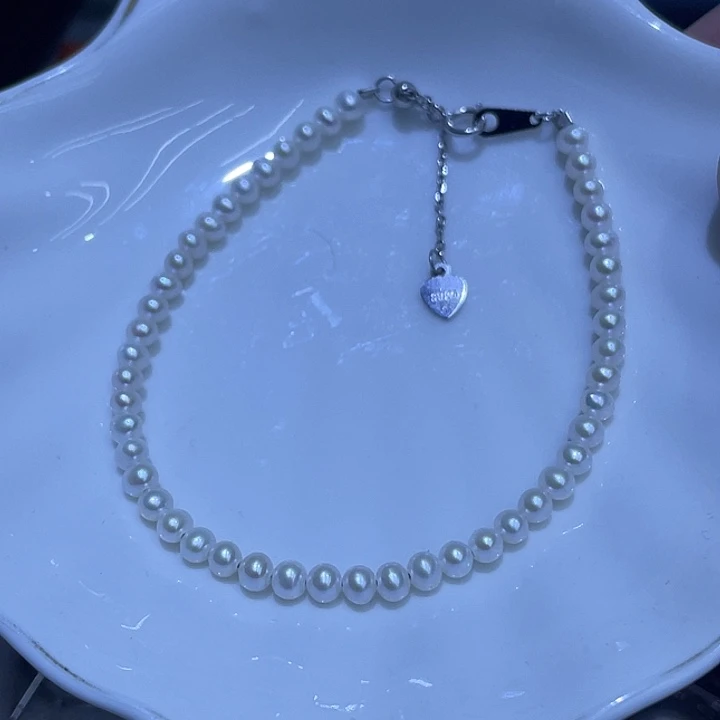 淡水珍珠手绳银S925镶嵌