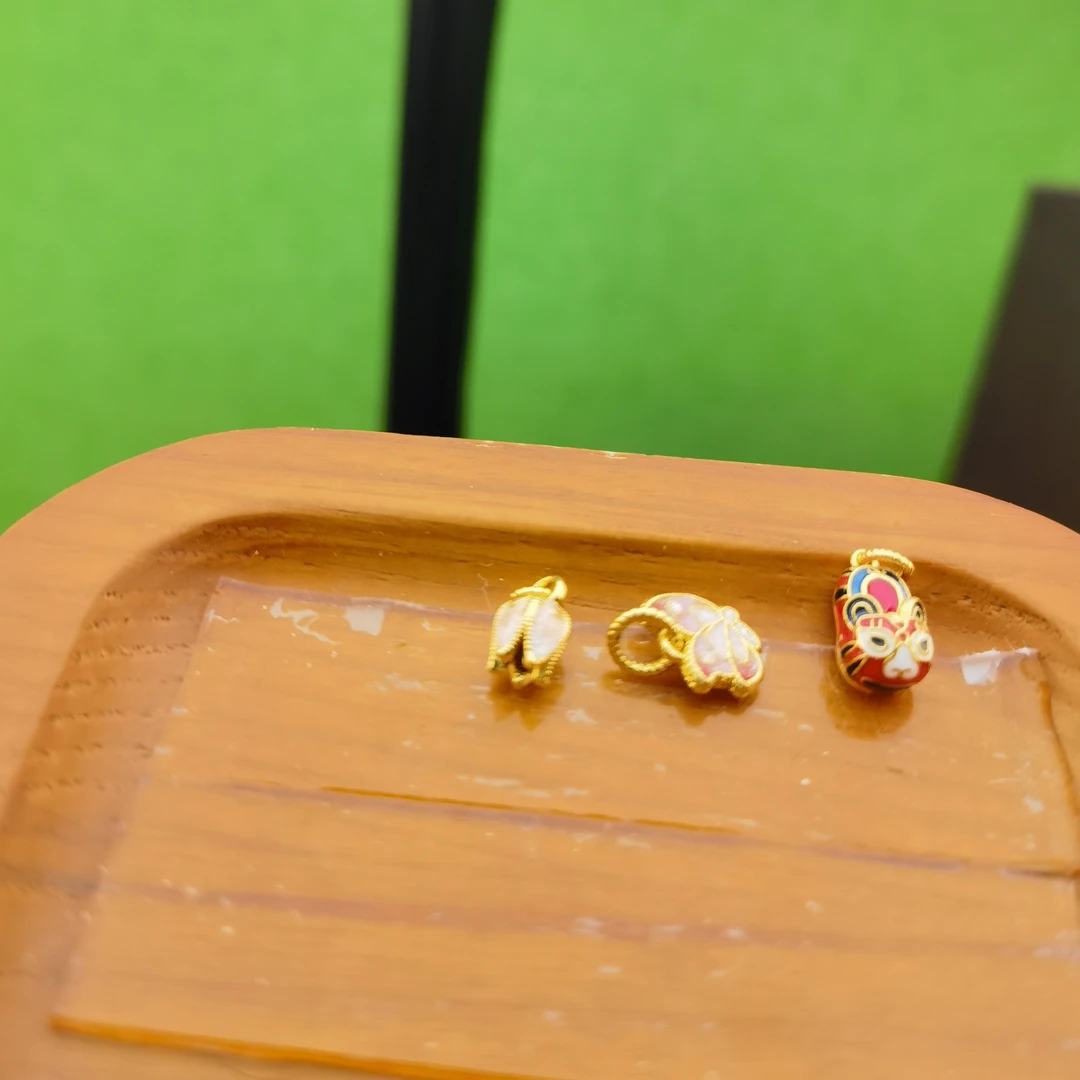足金999 老虎蝴蝶精品配件