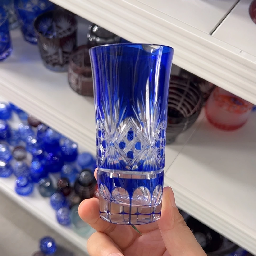 水晶玻璃高脚款微瑕一个