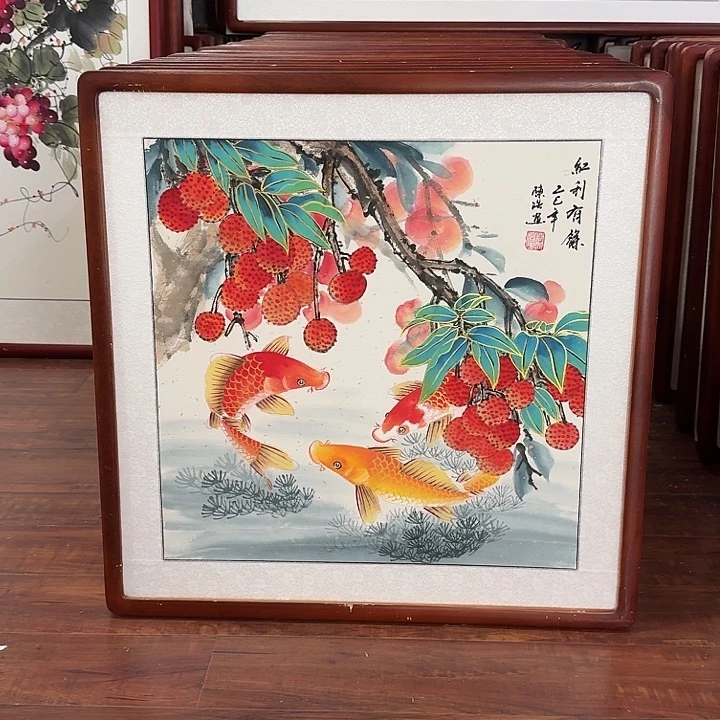 国画带框尺寸63*63厘米