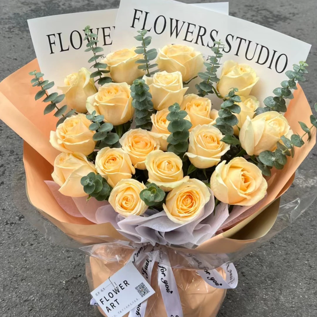 19支香槟玫瑰，三款任选