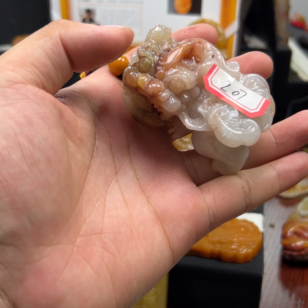石英质玉（黄龙玉）未镶嵌多样性发货，发其一