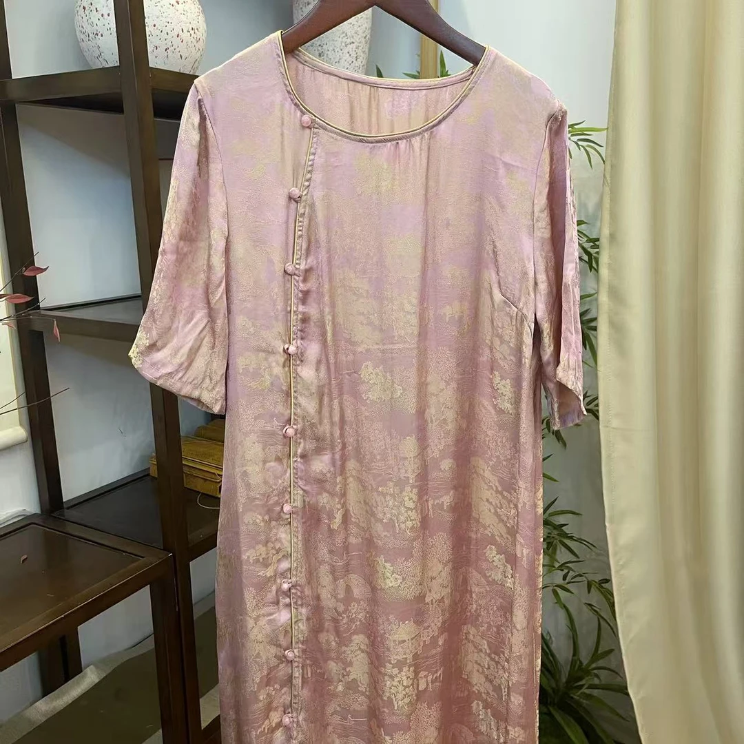 991孤品断码清默认微瑕（完美主义勿扰）新中式国风女装裙子