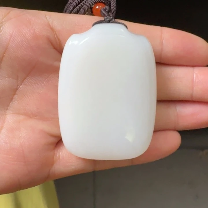 和田玉未镶嵌颈饰天泰一级白50