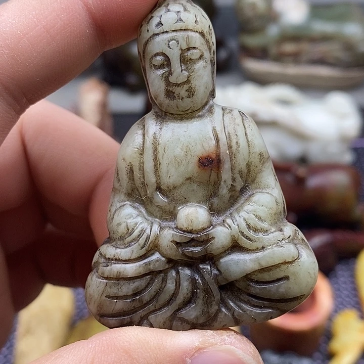 未镶嵌蛇纹石玉颈饰