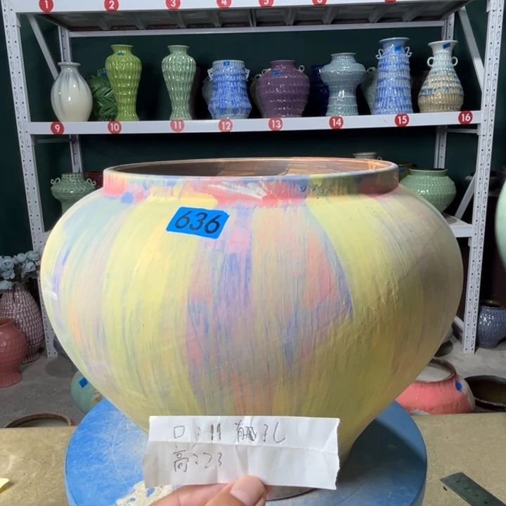 景德镇陶瓷花盆花器636