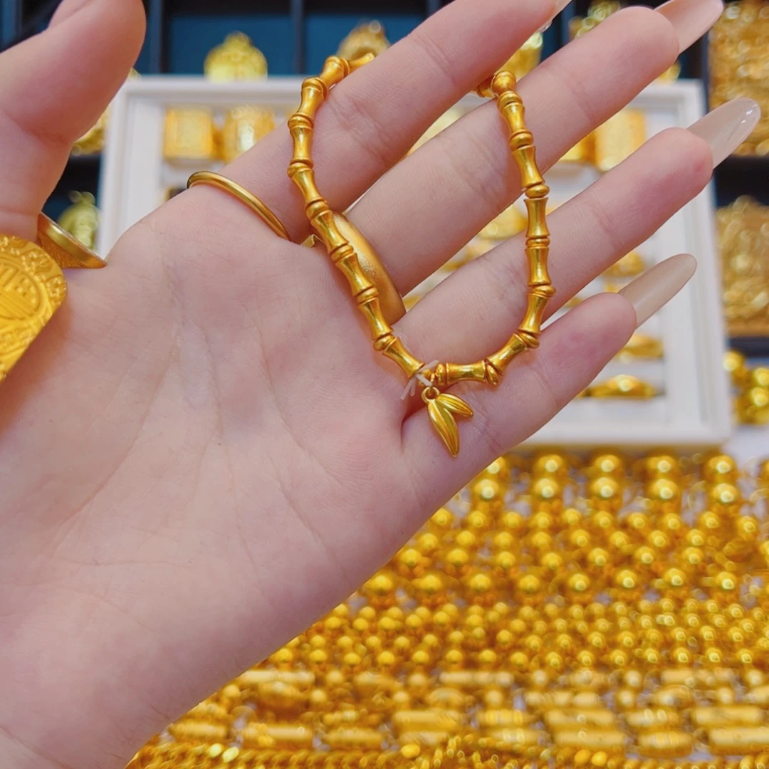 合金合金竹节手链